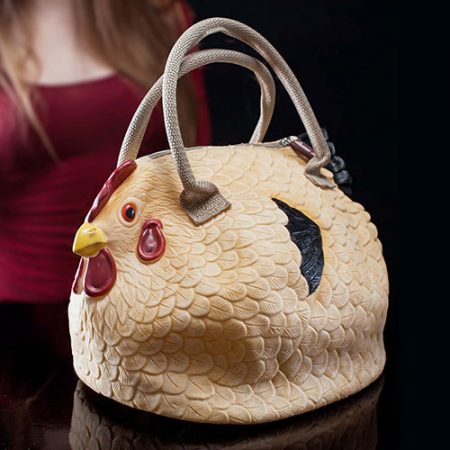 Dekorative Hühnerhandtasche