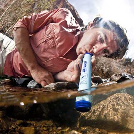 Geschenk für Outdoor Fans: Wasserfilter Strohhalm für unterwegs