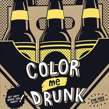 Malbuch für Betrunkene Color me Drunk