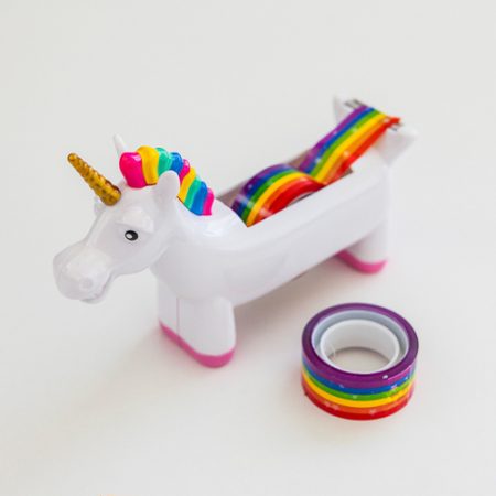 Einhorn Tesafilm Regenbogen