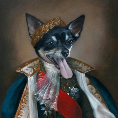 Personalisiertes Haustier Porträt Acryl Gemälde
