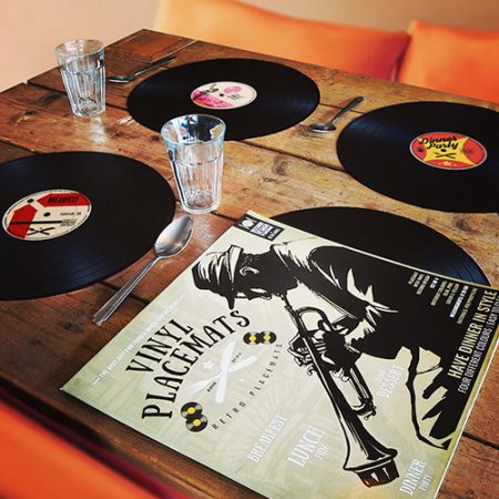 Vinyl Schallplatte Tischset